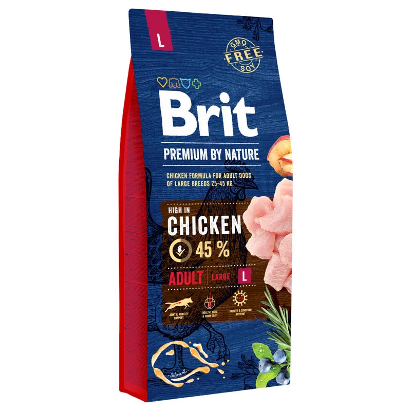Brit Premium by Nature Adult Large Breed mit Huhn 15 kg